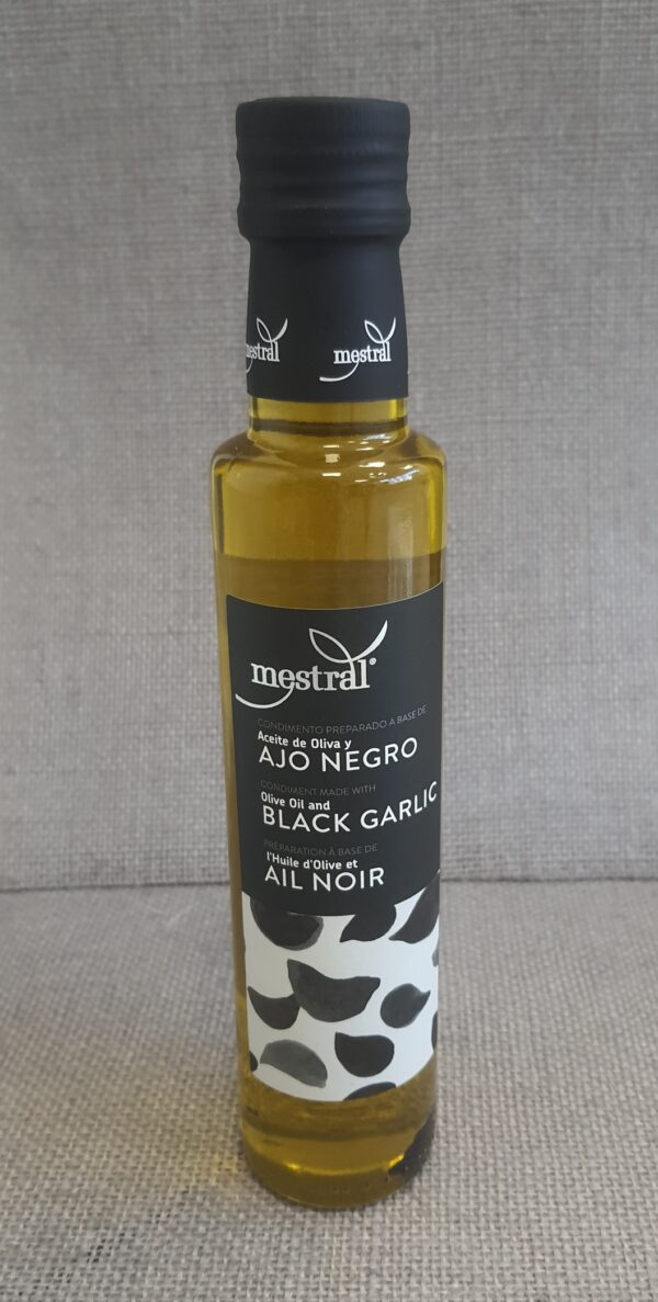 Huile d'olive à l'ail noir