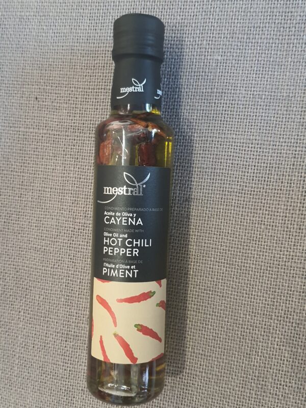 Huile d'olive au piment