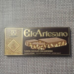 Turron Chocolat au lait et amandes